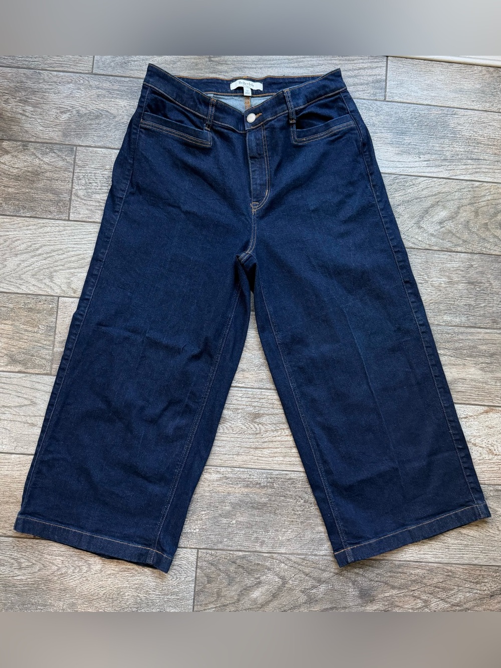 Belle Isle by Torrid Crop High-Rise Wide Leg Jean Size 12
